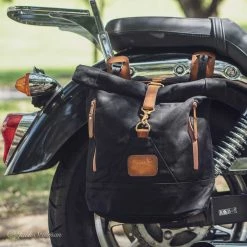 Jack Stillman Mutt Roll-top Panier Bag Back Packs/Bags