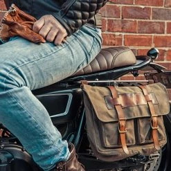 Back Packs/Bags Jack Stillman Solo Waxed Canvas Messenger Bag