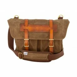 Back Packs/Bags Jack Stillman Solo Waxed Canvas Messenger Bag