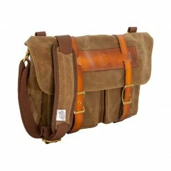 Back Packs/Bags Jack Stillman Solo Waxed Canvas Messenger Bag