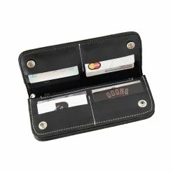 King Kerosin - Black Leather Wallet Wallets/Purse