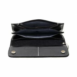 King Kerosin - Black Leather Wallet Wallets/Purse