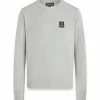 Belstaff - Long Way Up - Crew Neck Fleece - Grey Melange
