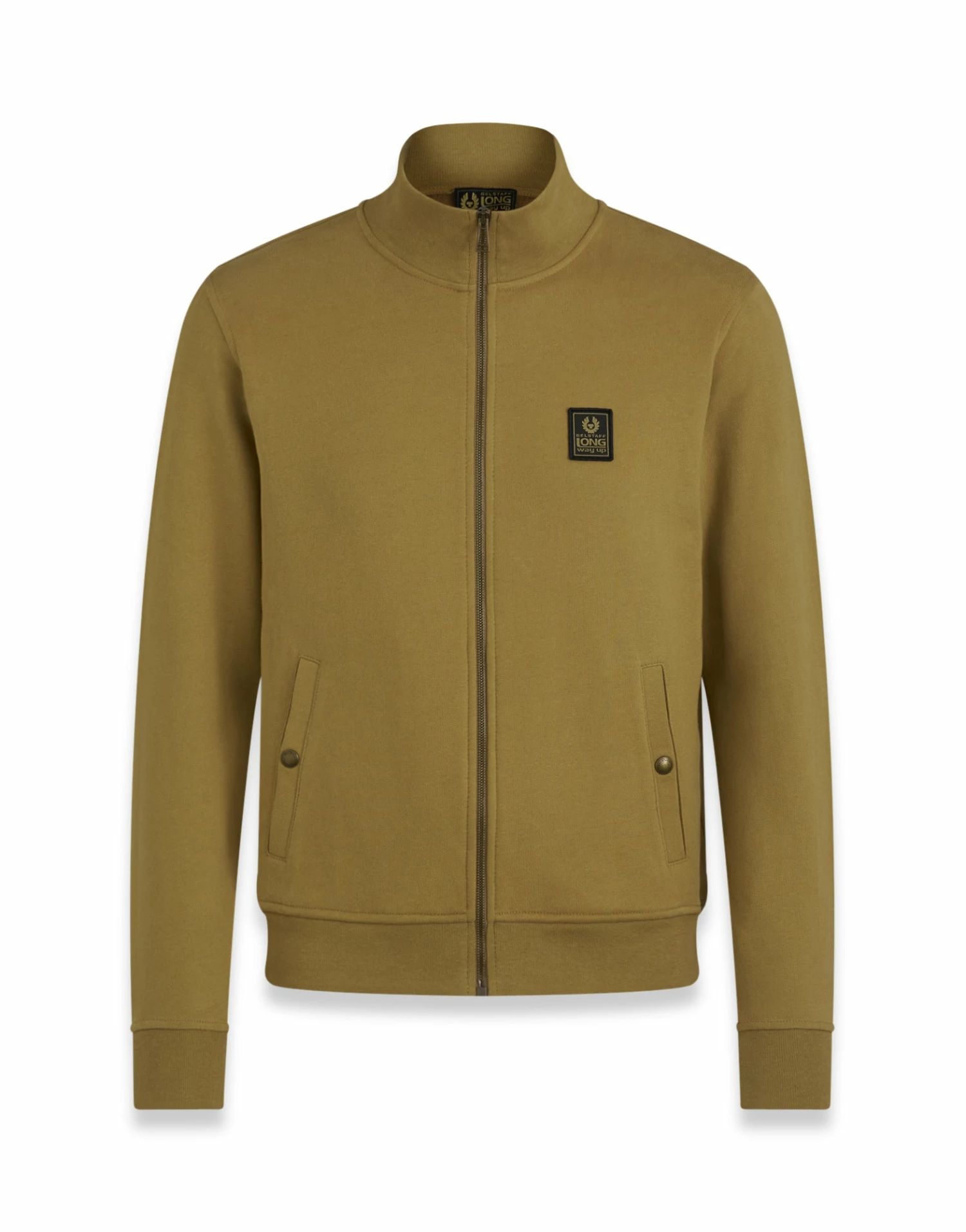 Belstaff - Long Way Up - Zip Through Fleece - Vintage Khaki