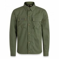 Belstaff Mansion Riding Shirt - Forest Green