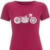 Oily Rag Clothing Ladies Bobber Bike T'Shirt In Pink