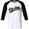 Oily Rag Clothing Moto Raglan 3/4 Length Sleeve T'Shirt Long Sleeve T's
