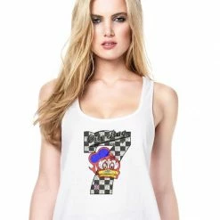 Short Sleeve T's Oily Rag Clothing Ladies Legend (Barry Sheene Tribute) Vest