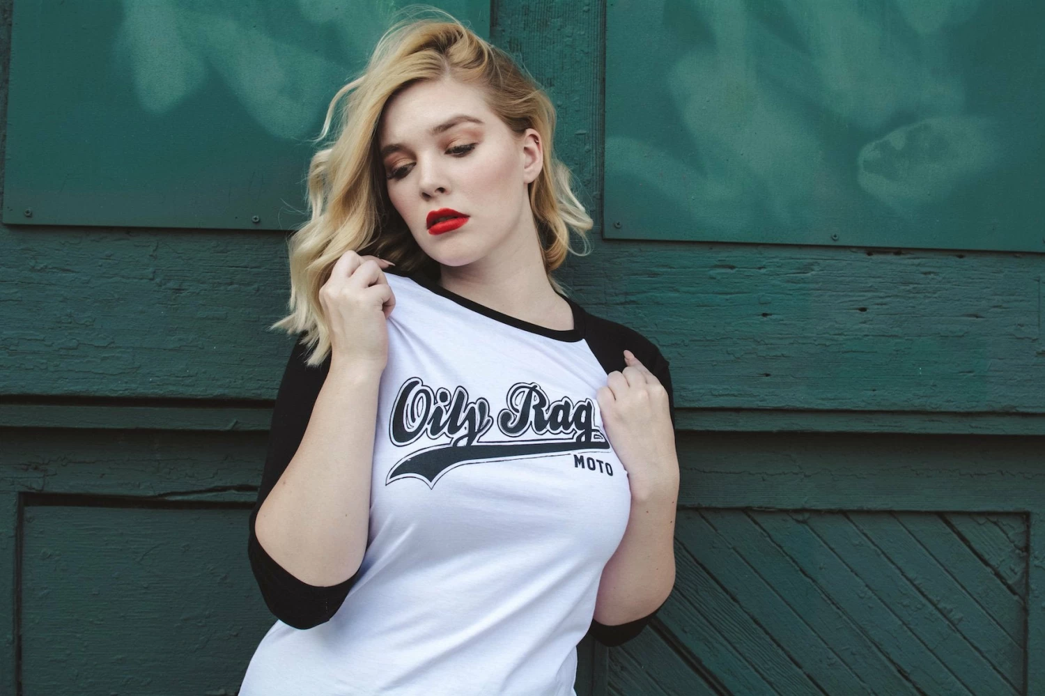 Oily Rag Clothing Moto Raglan 3/4 Length Sleeve T'Shirt Long Sleeve T's 6 Oily Rag Clothing Moto Raglan 3/4 Length Sleeve T'Shirt Long Sleeve T's