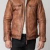 Jackets Blackbird Men's Pembrey Leather Jacket