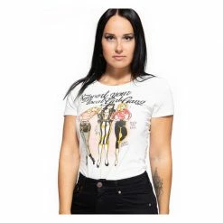 Queen Kerosine Queen Kerosin - Girl Gang - T-shirt - Cream 7 Queen Kerosine Queen Kerosin - Girl Gang - T-shirt - Cream
