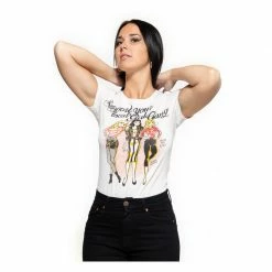 Queen Kerosine Queen Kerosin - Girl Gang - T-shirt - Cream 8 Queen Kerosine Queen Kerosin - Girl Gang - T-shirt - Cream