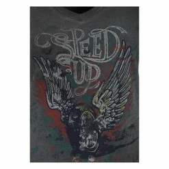 Queen Kerosine Ladies Queen Kerosin - Speed Up - T-shirt - Anthracite