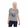 Queen Kerosine Queen Kerosin - Speed Up - T-shirt - Grey Ladies