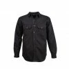Resurgence Gear Inc. Resurgence Gear Protective Motorcycle Riding Shirt In Black Canvas