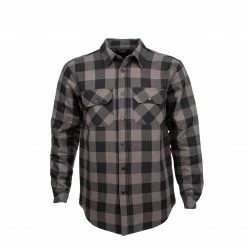 Resurgence Gear Inc. Resurgence Gear® 2020 Riding Shirt PEKEV Motorcycle Riding Shirt - Grey Check