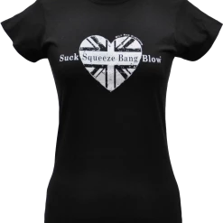 Oily Rag Clothing Oily Rag 'Suck Squeeze Bang Blow' Heart T-shirt