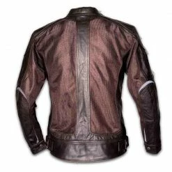 By City Men's Sahara Venty II Mesh Leather Jacket