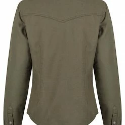 BLACK ARROW Ladies Savannah Riding Shirt - Military Green