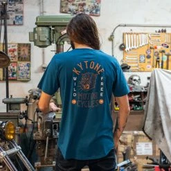 Kytone Wild T-shirt - Blue Short Sleeve T's