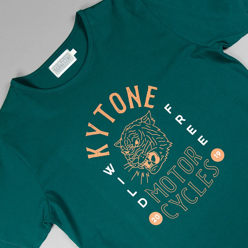 Kytone Wild T-shirt - Green Short Sleeve T's 3 Kytone Wild T-shirt - Green Short Sleeve T's