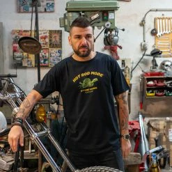 Short Sleeve T's Kytone Hot Rod T-shirt - Black