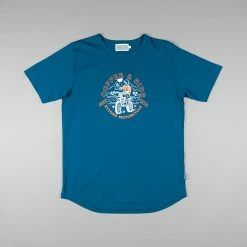 Short Sleeve T's Kytone Coffee & Ride 2 T-shirt - Blue