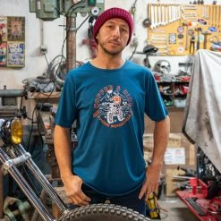 Short Sleeve T's Kytone Coffee & Ride 2 T-shirt - Blue