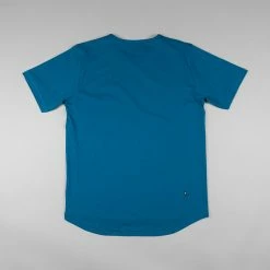 Kytone Peace T-shirt - Red On Blue Short Sleeve T's