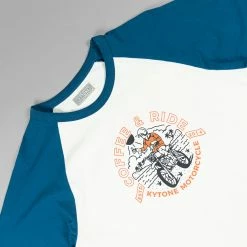 Kytone Evasion Long Sleeve Shirt - Blue/White Long Sleeve T's