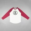 Long Sleeve T's Kytone Ride In Peace Long Sleeve Shirt - Red/White