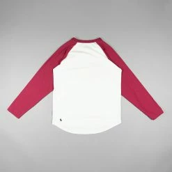 Long Sleeve T's Kytone Ride In Peace Long Sleeve Shirt - Red/White