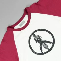 Long Sleeve T's Kytone Ride In Peace Long Sleeve Shirt - Red/White 6 Long Sleeve T's Kytone Ride In Peace Long Sleeve Shirt - Red/White