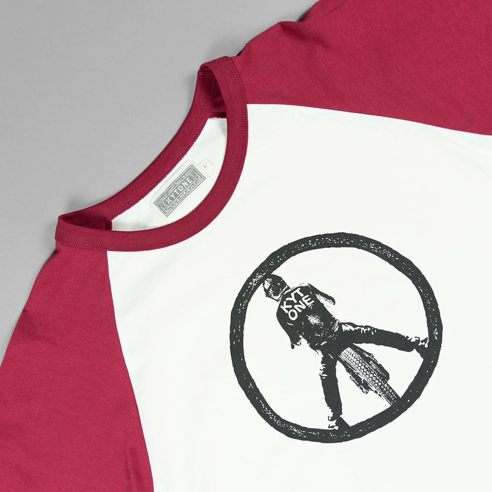 Long Sleeve T's Kytone Ride In Peace Long Sleeve Shirt - Red/White 3 Long Sleeve T's Kytone Ride In Peace Long Sleeve Shirt - Red/White