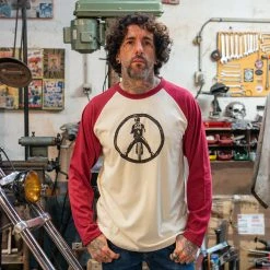 Long Sleeve T's Kytone Ride In Peace Long Sleeve Shirt - Red/White 7 Long Sleeve T's Kytone Ride In Peace Long Sleeve Shirt - Red/White