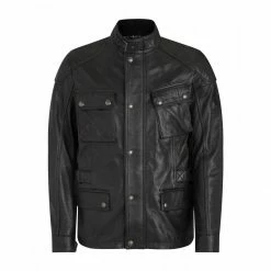 Belstaff Turner Leather Motorcycle Jacket Jackets