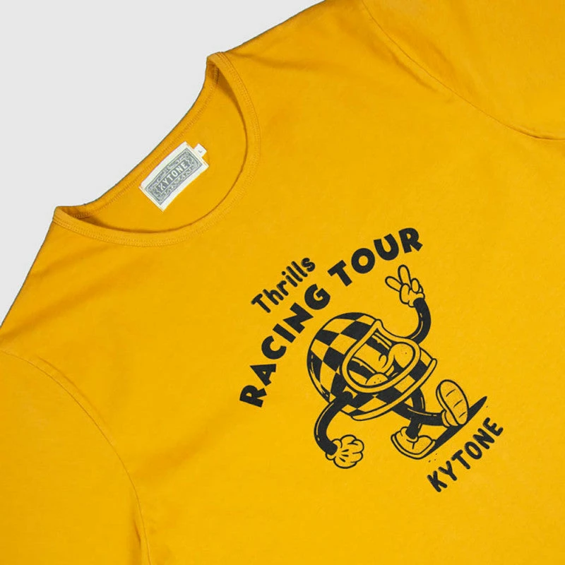 Kytone 'Thrills' T-shirt - Yellow 4 Kytone 'Thrills' T-shirt - Yellow