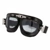 Baruffaldi Goggles Baruffaldi Vintage Black Leather Goggles