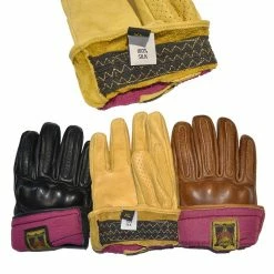 GOLDTOP Silk Lined VICEROY Waxed Leather Glove - Black
