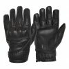 GOLDTOP Silk Lined VICEROY Waxed Leather Glove - Black