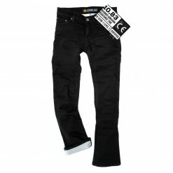 Resurgence Gear Inc. Resurgence Gear® Voyager PEKEV® Jet Black Ladies Motorcycle Jeans