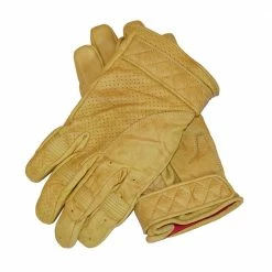 GOLDTOP - Short Bobber Gloves - Waxed Tan
