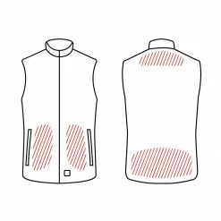 Racer Gloves Racer District Ladies Sleeveless Heated Gilet
