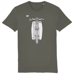 Vickers Motorcycle Company C90 Cub Double-sided Unisex Organic Cotton T-shirt