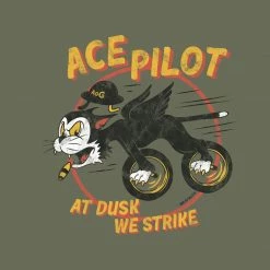 Age Of Glory Ace Pilot T-Shirt Short Sleeve T's