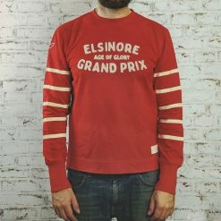 Age Of Glory - Elsinore Grand Prix Long Sleeve T-shirt Red Ecru