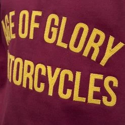 Sweat Shirts Age Of Glory Vintage Raglan Sweatshirt - Burgundy