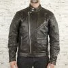 Jackets Age Of Glory - Rocker Leather Jacket