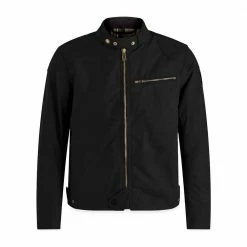 Belstaff Ariel Pro Waxed Cotton Jacket - Black Jackets