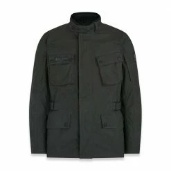 Jackets Belstaff Macklin Motorcycle Jacket - Military Green